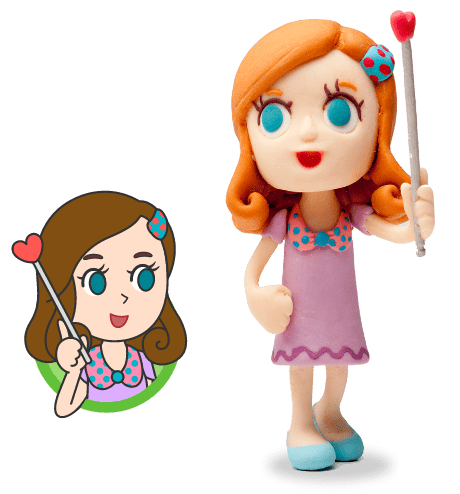 イラスト ハキハキ先生