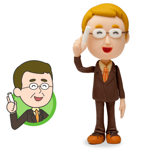 イラスト ことわざ先生