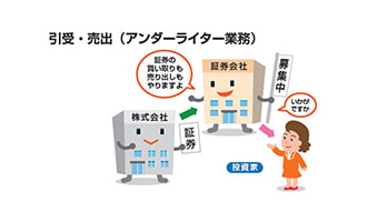 イラスト 引受・売出（アンダーライター業務）