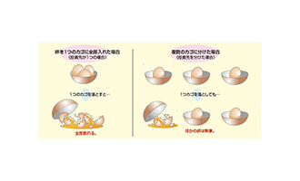 イラスト 分散投資のイメージ