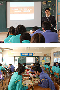 春日部市立豊春中学校レポート1時間目