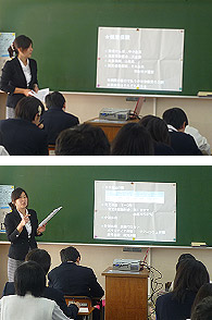 千葉県立佐倉東高等学校レポート1時間目