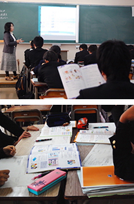 岡山県立勝山高等学校1年生レポート2時間目