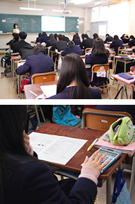 岡山県立勝山高等学校2年生レポート3時間目